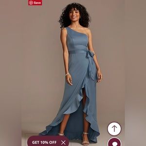 Beautiful Blue Formal Dress, Size 12